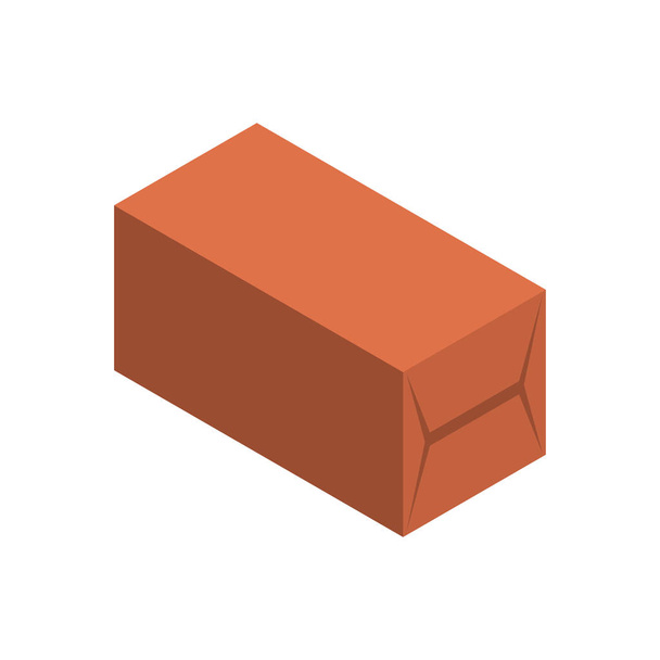 Box of goods. Parcel isolated. Vector illustration - Vecteur, image