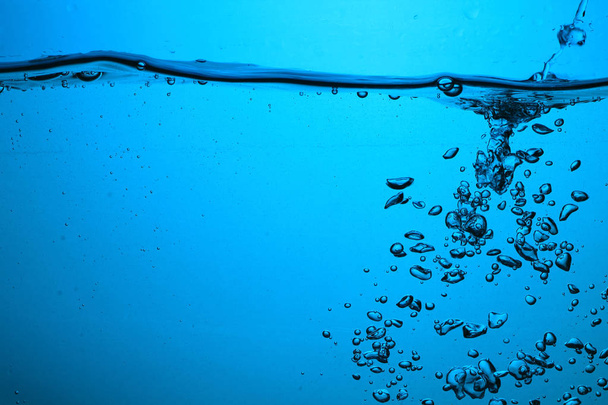 friss vízzel buborékok textúra háttér - Fotó, kép