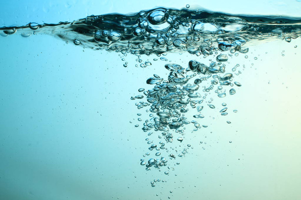 Čerstvá voda se bubliny textury pozadí - Fotografie, Obrázek