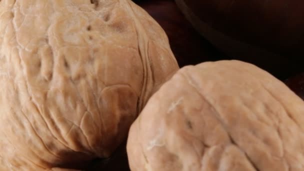 Walnuts and chestnuts bio - Footage, Video