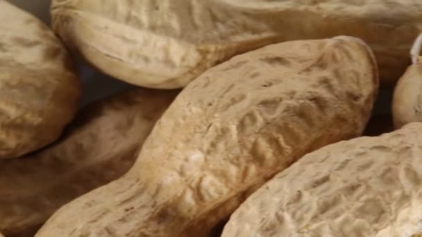 gesalzene amerikanische Erdnüsse bio - Filmmaterial, Video