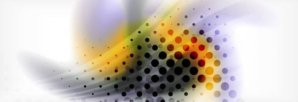 Αφηρημένα φόντο ολογραφική υγρά χρώματα σχεδιασμό - Διάνυσμα, εικόνα