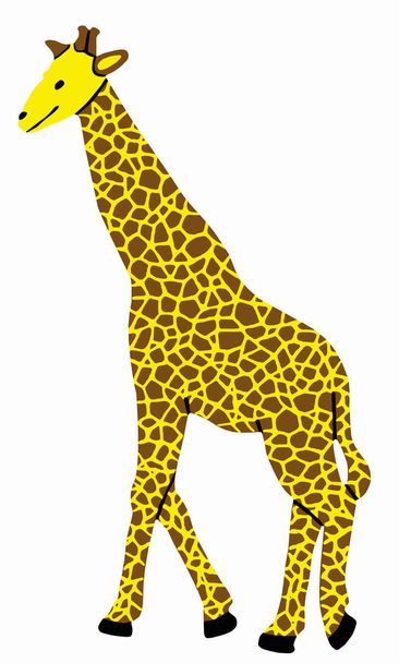 Zürafa - Vektör, Görsel