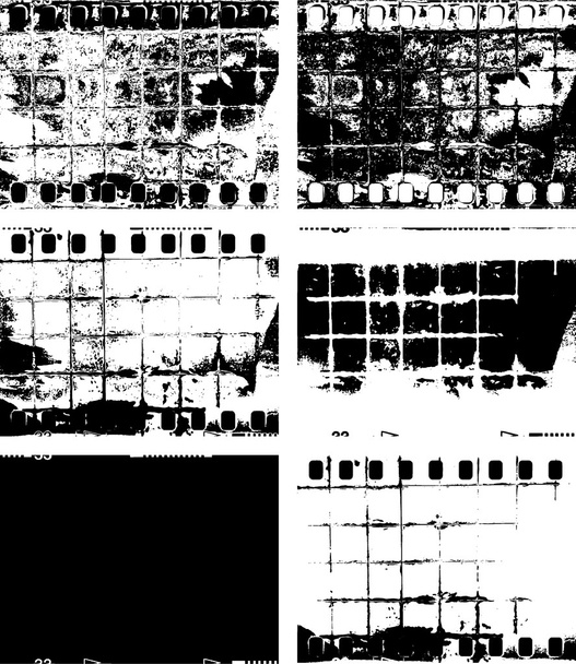 grunge film keret és a háttér textúrák bl - Vektor, kép