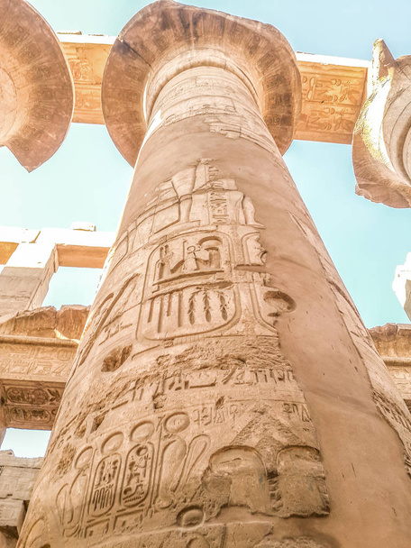 Luxor műemlékek és colomns - Fotó, kép