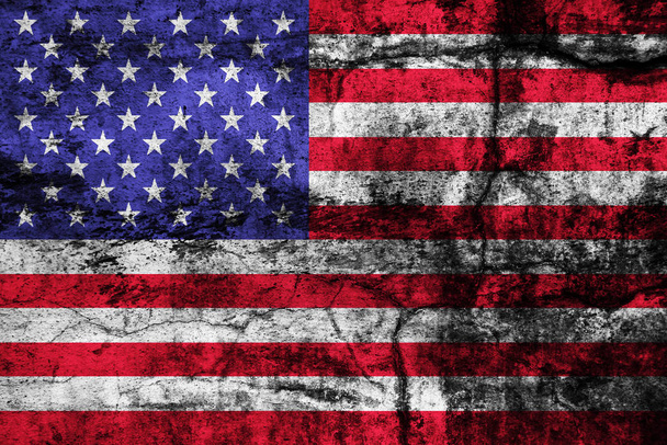 US-Flagge als Hintergrund - Foto, Bild