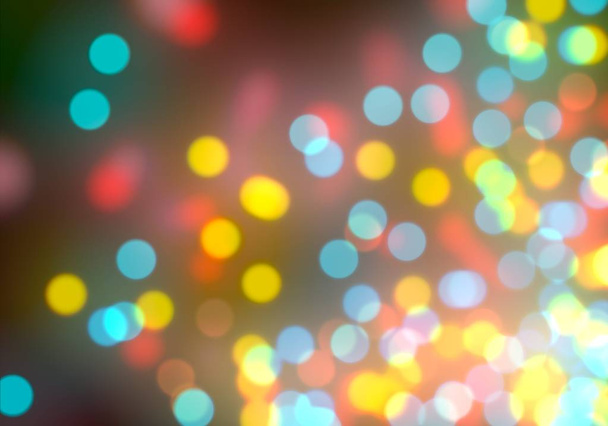 Background With Bokeh And Bright Lights. Vintage Magic Background With Color Festive background with natural bokeh and bright lights - Foto, Imagen