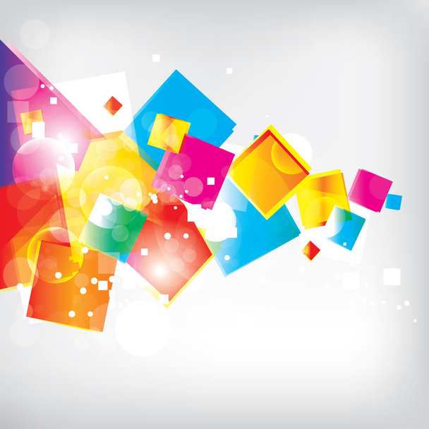 Abstract background with colored elements - Vector, Imagen