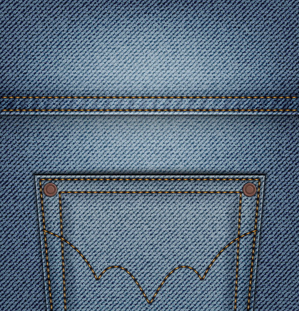 Jeans pocket - Vector, Image