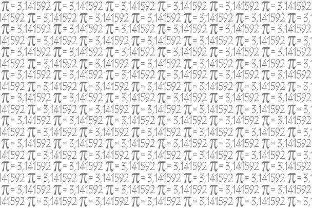 A Pi matematikai állandó irracionális szám, görög betű, minta háttér center szimbólum - Fotó, kép