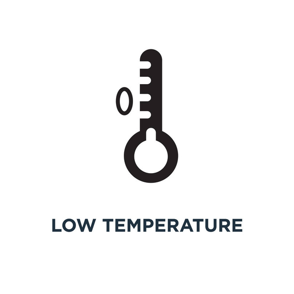 Alhaisen lämpötilan kuvake. Yksinkertainen elementti kuva. Matalan lämpötilan konsepti symboli suunnittelu, vektori logo kuva. Voidaan käyttää web ja mobiili
. - Vektori, kuva
