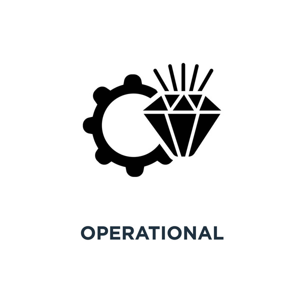 operational excellence icon. operational excellence concept symbol design, vector illustration - Vector, Image