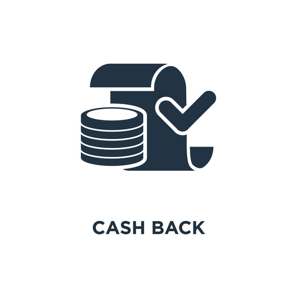 icona cash back. guadagnare punti per ogni concetto di acquisto simbolo di progettazione, programma di ricompensa, sconto coupon vettoriale illustrazione
 - Vettoriali, immagini