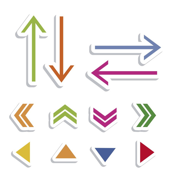Iconos de flecha - Vector, Imagen