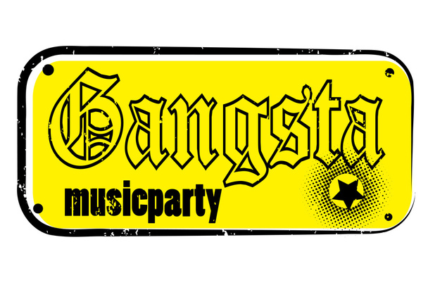 Gangsta штамп
 - Фото, зображення