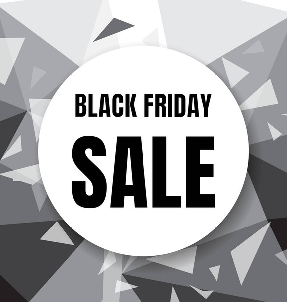 Black Friday Sale Flyer or Poster Design discount offers. - Vektor, Bild