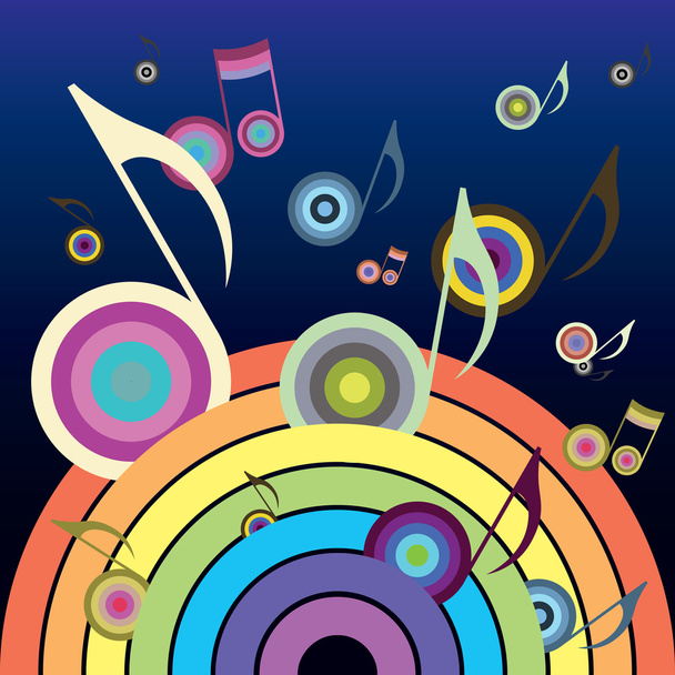 Music Rainbow - Vektor, Bild