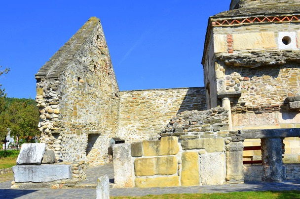 Old Christin church (IV century) in the village Densus, Transylvania, Romania - Photo, Image