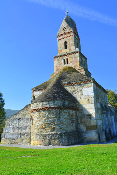 Old Christin church (IV century) in the village Densus, Transylvania, Romania - Photo, Image