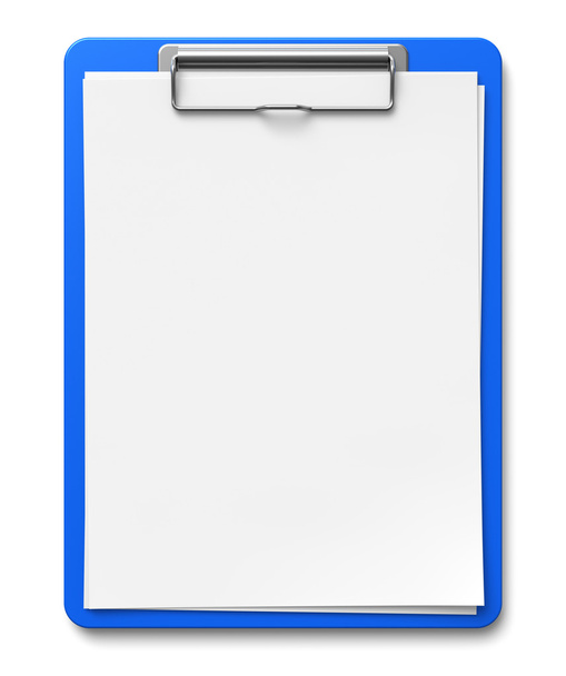 Clipboard with blank sheets of paper - Photo, Image