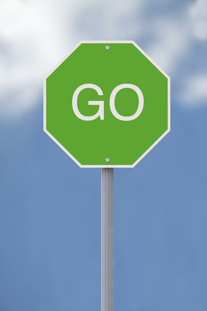Знак GO
 - Фото, изображение