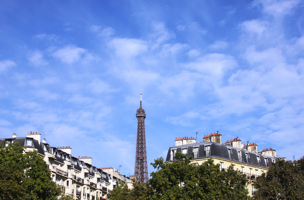 View of Paris with Eiffel tower - Foto, imagen