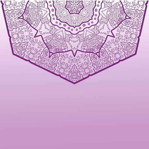 orientalisches Mandala-Motiv - Vektor, Bild