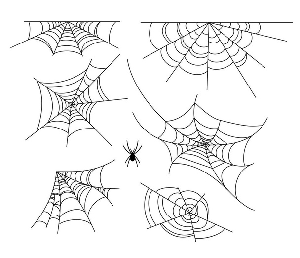 SpiderWeb vektör çizim set - Vektör, Görsel