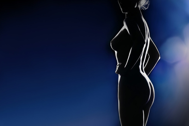 Nude woman sexy body. - Foto, Imagen