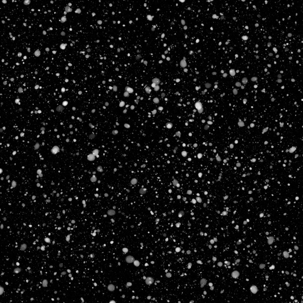 absztrakt háttérkép hóesésben fekete háttér - Fotó, kép