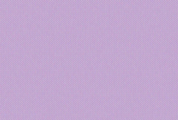 Mauve knitted texture, wool melange yarn. Soft, delicate and refined shade of Crocus Petal. Vector seamless background. Modern, fashionable color. Perfect place for text. Woolen cloth, handmade.  - Vector, Imagen