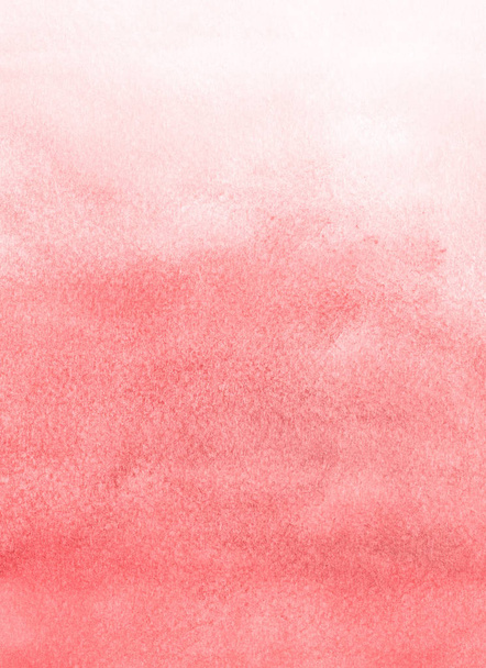 red abstract background with watercolor paint texture - Foto, Imagen
