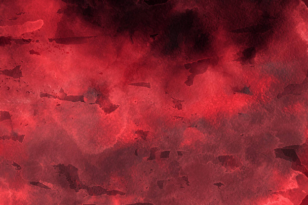 紙の抽象的な背景赤の水彩絵の具 - 写真・画像