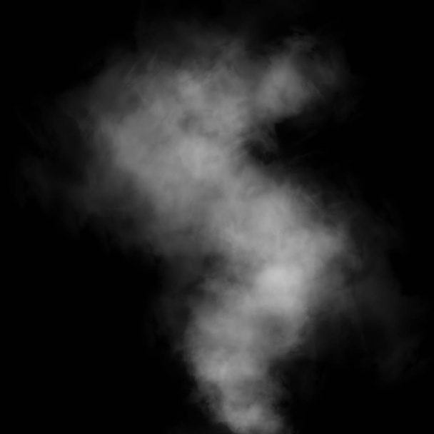 abstract behang, stoom op zwarte achtergrond - Foto, afbeelding