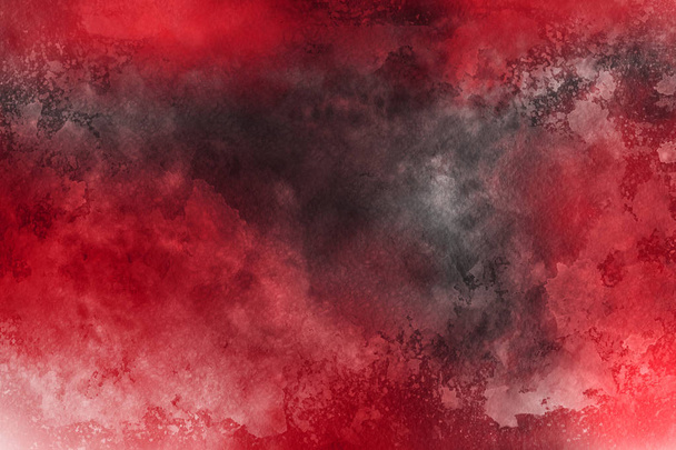 aquarelle rouge peinture sur papier fond abstrait
 - Photo, image