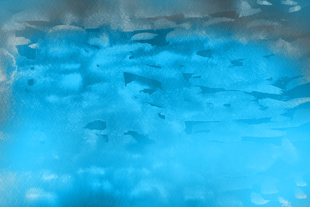 Kağıt arka plan mavi suluboya boya - Fotoğraf, Görsel