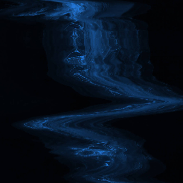 Abstract  blue digital screen glitch effect texture.  - Foto, Imagen