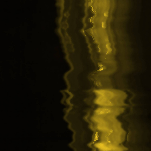 Textura de efeito de falha de tela digital abstrato. amarelo e preto
 - Foto, Imagem