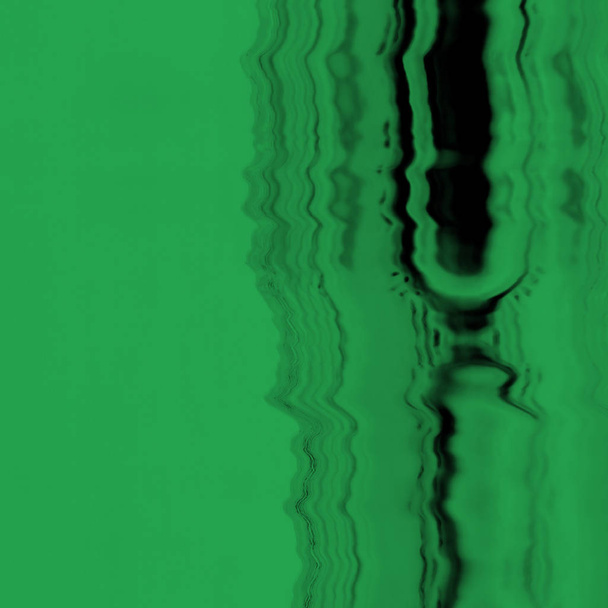 Abstract   digital screen glitch effect texture. Green  and black - Photo, Image