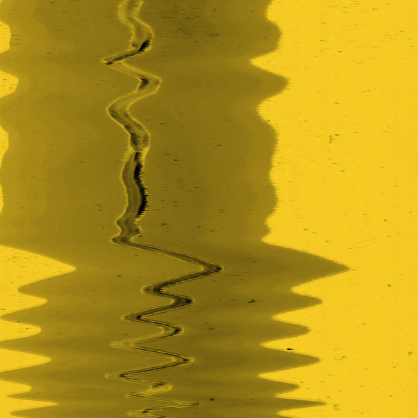 Textura abstracta del efecto de fallo de pantalla digital. amarillo y negro
 - Foto, imagen