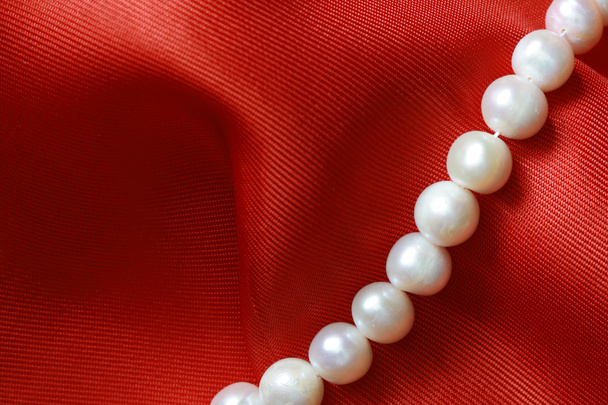 Pearl op rood - Foto, afbeelding
