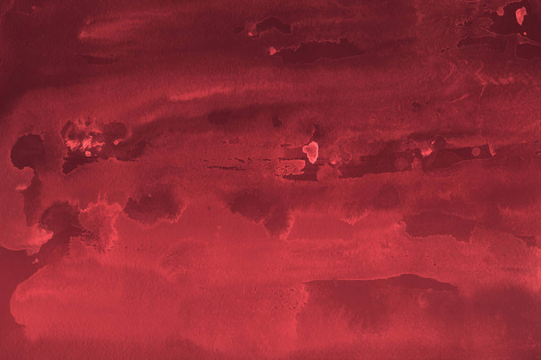 Kağıt arka plan üzerinde kırmızı sulu boya boya - Fotoğraf, Görsel