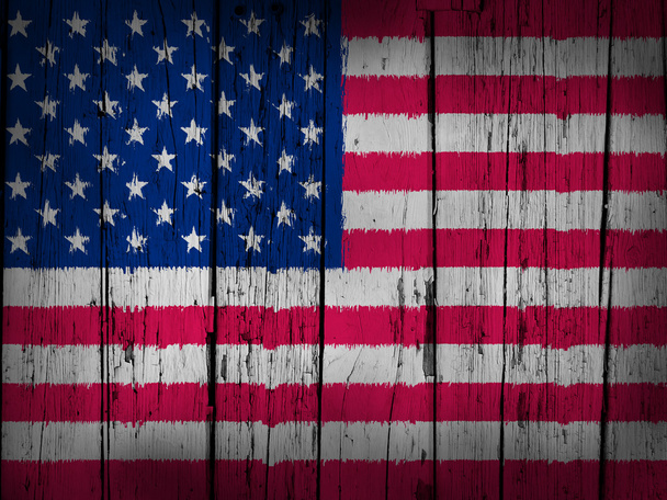USA Flag Grunge Background - Valokuva, kuva
