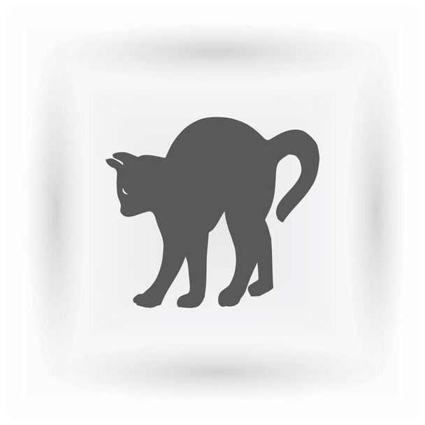 silhouette de chat. Illustration vectorielle
. - Vecteur, image