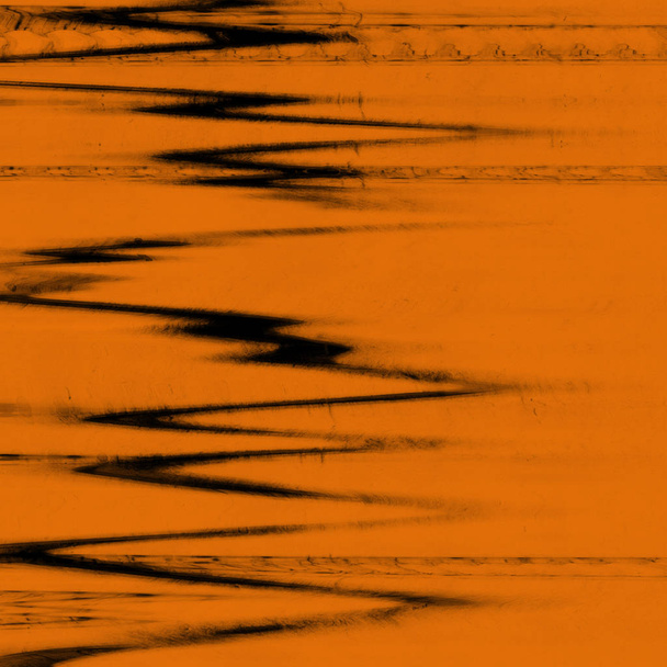 Absztrakt digitális képernyő fénylik hatás textúra. Narancs és fekete - Fotó, kép