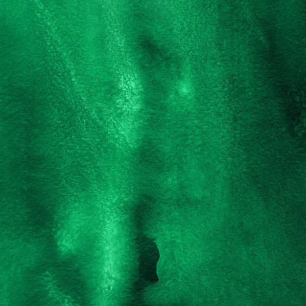 fondo abstracto verde con textura de pintura de acuarela - Foto, Imagen
