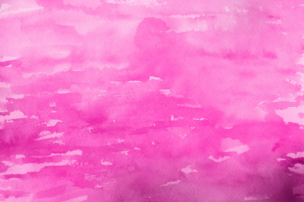 pink watercolor paint on paper abstract background - Photo, Image