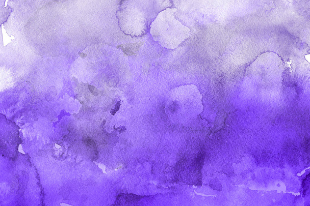peinture à l'aquarelle violette sur papier fond abstrait
 - Photo, image