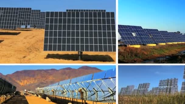 Montage of Solar Energy Panels - 映像、動画
