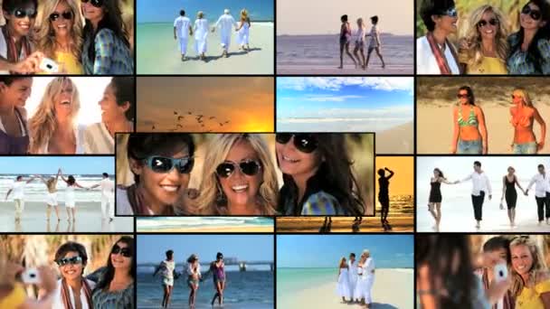 Montage of Females at Leisure - Footage, Video